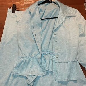 Vintage blue women’s suit